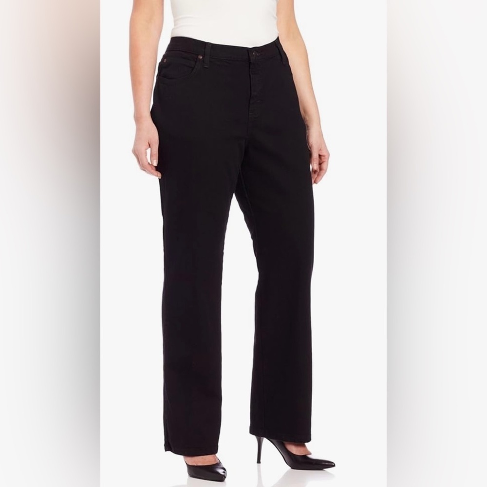 Lee Women's Jeans Size 30 Relaxed Fit Straight Fit Black